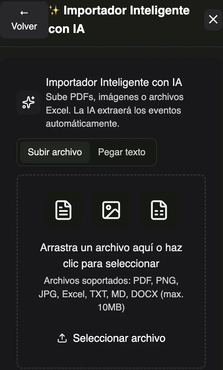 Tirá el PDF. La gira se arma sola.